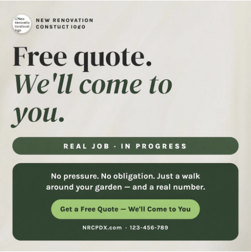 Free quote — editorial type