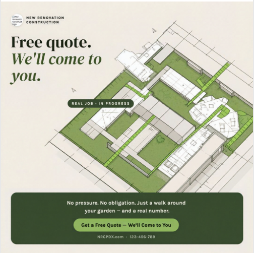 Free quote — site plan
